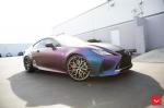 Lexus RC350 F-Sport on Vossen Wheels (HF-2) 2019 года